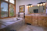 Jetted Tub with Great Views in Master Bath